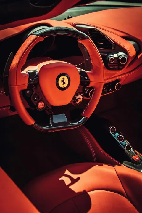 clean car interior